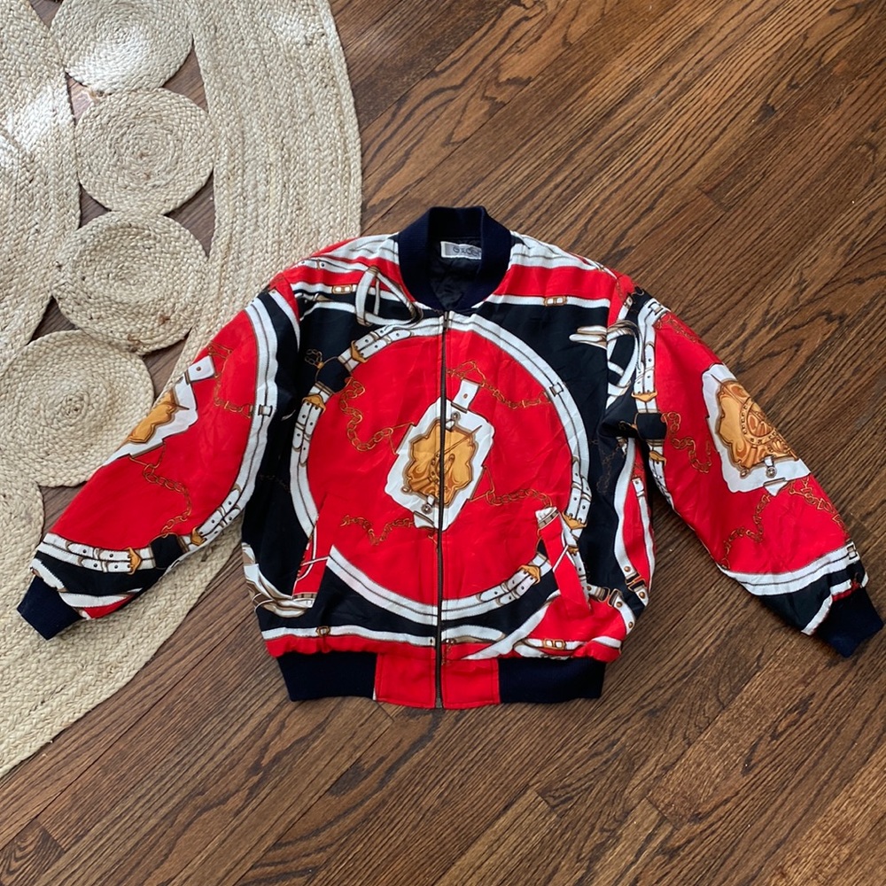Vintage bomber/track jacket
